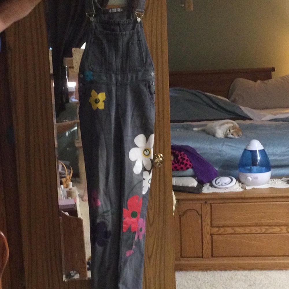 Flower Bib overalls